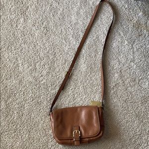 Tan coach purse